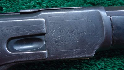 W928 FACTORY ENGRAVED DELUXE 2ND MODEL 1873 WINCHESTER RIFLE [A] - Image 10