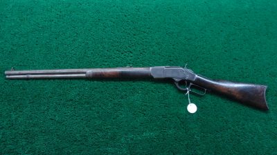 W928 FACTORY ENGRAVED DELUXE 2ND MODEL 1873 WINCHESTER RIFLE [A] - Image 25