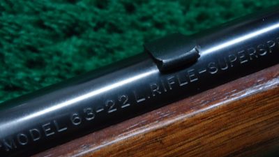W4390 WINCHESTER MODEL 63 SEMI AUTOMATIC RIFLE CHAMBERED FOR 22 LR [M] - Image 6