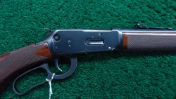 W4397 WINCHESTER MODEL 94AE LEGACY ROUND BARREL CHECKERED PISTOL GRIP DELUXE CARBINE CHAMBERED IN .357 MAGNUM [M]