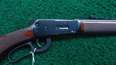 W4397 WINCHESTER MODEL 94AE LEGACY ROUND BARREL CHECKERED PISTOL GRIP DELUXE CARBINE CHAMBERED IN .357 MAGNUM [M]