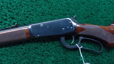 W4397 WINCHESTER MODEL 94AE LEGACY ROUND BARREL CHECKERED PISTOL GRIP DELUXE CARBINE CHAMBERED IN .357 MAGNUM [M] - Image 2