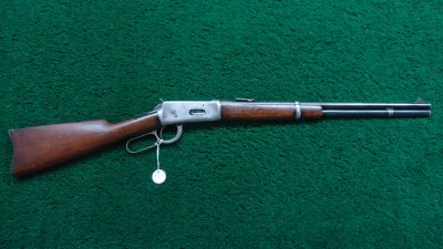 W4375 RARE WINCHESTER MODEL 94/95 HYBRID SADDLE RING CARBINE MANUFACTURED WITH A MODEL 95 BARREL CHAMBERED IN 30 WCF [M] - Image 25