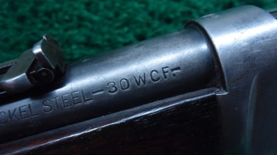 W4375 RARE WINCHESTER MODEL 94/95 HYBRID SADDLE RING CARBINE MANUFACTURED WITH A MODEL 95 BARREL CHAMBERED IN 30 WCF [M] - Image 5