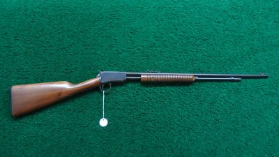 W4382 LATE WINCHESTER MODEL 90 ROUND BARREL SLIDE ACTION RIFLE IN .22 WRF [M] - Image 22