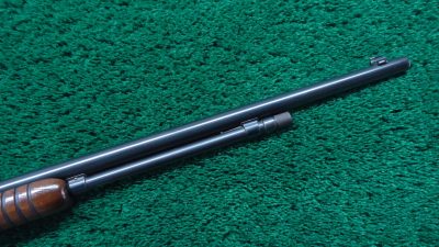 W4382 LATE WINCHESTER MODEL 90 ROUND BARREL SLIDE ACTION RIFLE IN .22 WRF [M] - Image 7
