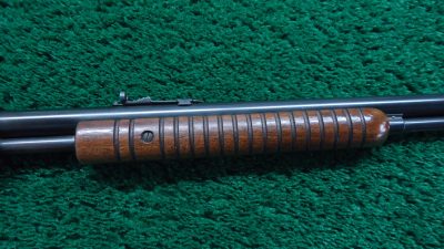 W4382 LATE WINCHESTER MODEL 90 ROUND BARREL SLIDE ACTION RIFLE IN .22 WRF [M] - Image 5