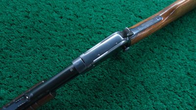 W4382 LATE WINCHESTER MODEL 90 ROUND BARREL SLIDE ACTION RIFLE IN .22 WRF [M] - Image 4