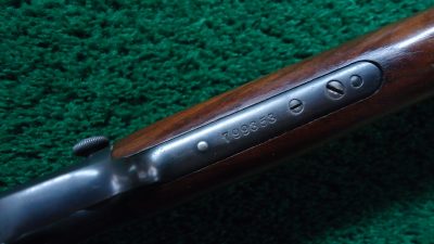 W4382 LATE WINCHESTER MODEL 90 ROUND BARREL SLIDE ACTION RIFLE IN .22 WRF [M] - Image 11