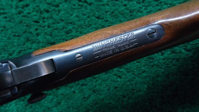 W4382 LATE WINCHESTER MODEL 90 ROUND BARREL SLIDE ACTION RIFLE IN .22 WRF [M] - Image 8