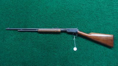 W4382 LATE WINCHESTER MODEL 90 ROUND BARREL SLIDE ACTION RIFLE IN .22 WRF [M] - Image 21