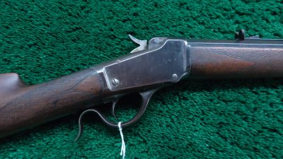 W4387 ANTIQUE WINCHESTER MODEL 1885 LOW WALL RIFLE IN 32 SHORT RF [A]