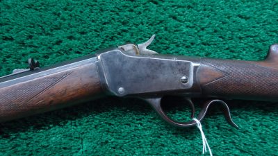 W4387 ANTIQUE WINCHESTER MODEL 1885 LOW WALL RIFLE IN 32 SHORT RF [A] - Image 2