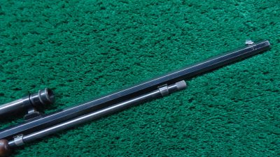 W4380 WINCHESTER MODEL 1890 SLIDE ACTION TAKEDOWN RIFLE WITH A-5 SCOPE [M] - Image 7