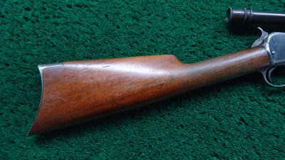 W4380 WINCHESTER MODEL 1890 SLIDE ACTION TAKEDOWN RIFLE WITH A-5 SCOPE [M] - Image 22