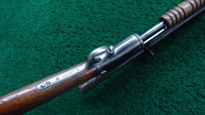 W4380 WINCHESTER MODEL 1890 SLIDE ACTION TAKEDOWN RIFLE WITH A-5 SCOPE [M] - Image 3
