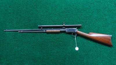 W4380 WINCHESTER MODEL 1890 SLIDE ACTION TAKEDOWN RIFLE WITH A-5 SCOPE [M] - Image 23