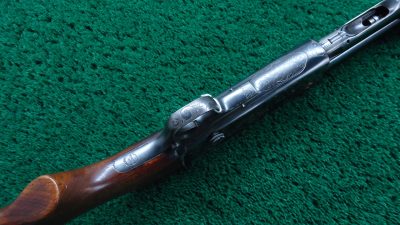 R2445 REMINGTON MODEL 14 SLIDE ACTION RIFLE CUSTOM ENGRAVED BY A.A. WHITE IN CALIBER .32 REM [M] - Image 3