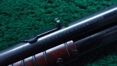 R2445 REMINGTON MODEL 14 SLIDE ACTION RIFLE CUSTOM ENGRAVED BY A.A. WHITE IN CALIBER .32 REM [M] - Image 16