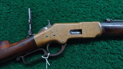 W4199 SCARCE WINCHESTER MODEL 1866 RIFLE WITH EARLY HENRY MARKED BARREL [A]