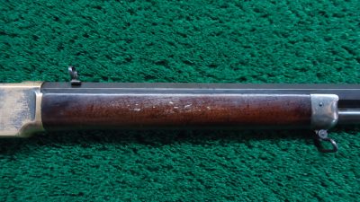 W4417 SILVER PLATED WINCHESTER MODEL 1866 RIFLE WITH HENRY MARKED BARREL [A] - Image 5