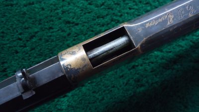 W4417 SILVER PLATED WINCHESTER MODEL 1866 RIFLE WITH HENRY MARKED BARREL [A] - Image 11