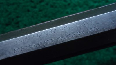 W4417 SILVER PLATED WINCHESTER MODEL 1866 RIFLE WITH HENRY MARKED BARREL [A] - Image 6