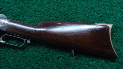 W4417 SILVER PLATED WINCHESTER MODEL 1866 RIFLE WITH HENRY MARKED BARREL [A] - Image 20