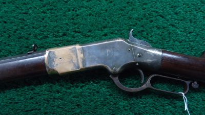 W4417 SILVER PLATED WINCHESTER MODEL 1866 RIFLE WITH HENRY MARKED BARREL [A] - Image 2