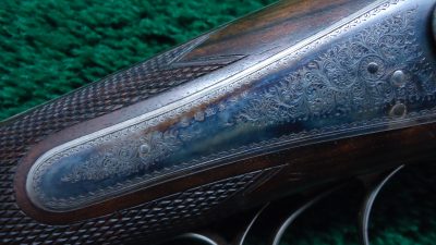 MSG1262 MASSIVE SUPERB CONDITION CASED 8 BORE UNDERLEVER DOUBLE HAMMERGUN BY STEPHEN GRANT [A] - Image 13