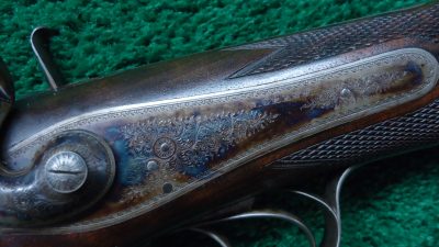MSG1262 MASSIVE SUPERB CONDITION CASED 8 BORE UNDERLEVER DOUBLE HAMMERGUN BY STEPHEN GRANT [A] - Image 11