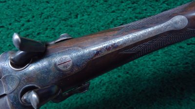 MSG1262 MASSIVE SUPERB CONDITION CASED 8 BORE UNDERLEVER DOUBLE HAMMERGUN BY STEPHEN GRANT [A] - Image 6