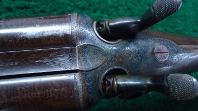 MSG1262 MASSIVE SUPERB CONDITION CASED 8 BORE UNDERLEVER DOUBLE HAMMERGUN BY STEPHEN GRANT [A] - Image 8