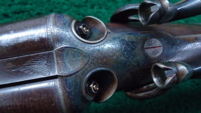 MSG1262 MASSIVE SUPERB CONDITION CASED 8 BORE UNDERLEVER DOUBLE HAMMERGUN BY STEPHEN GRANT [A] - Image 10
