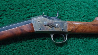 R2444 REMINGTON No. 1 ROLLING BLOCK SINGLE SHOT SPORTING RIFLE IN .38 RF [A] - Image 2