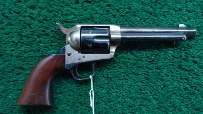 C430 U.S. MARKED COLT ARTILLERY MODEL SINGLE ACTION ARMY REVOLVER WITH HOLSTER RIG [A] - Image 2