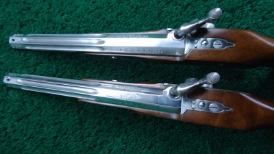 MHG1087 CASED PAIR OF REPRODUCTION PERCUSSION DUELING PISTOLS [A] - Image 8