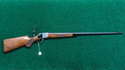 MR1686 CUSTOM GOLD INLAID RELIEF ENGRAVED SHARPS BORSCHARDT MODEL1878 MID-RANGE SINGLE SHOT RIFLE [A] - Image 25