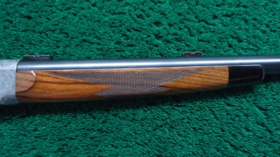 MR1686 CUSTOM GOLD INLAID RELIEF ENGRAVED SHARPS BORSCHARDT MODEL1878 MID-RANGE SINGLE SHOT RIFLE [A] - Image 4
