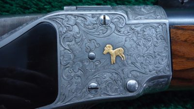 MR1686 CUSTOM GOLD INLAID RELIEF ENGRAVED SHARPS BORSCHARDT MODEL1878 MID-RANGE SINGLE SHOT RIFLE [A] - Image 6