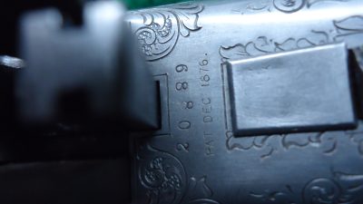 MR1686 CUSTOM GOLD INLAID RELIEF ENGRAVED SHARPS BORSCHARDT MODEL1878 MID-RANGE SINGLE SHOT RIFLE [A] - Image 11