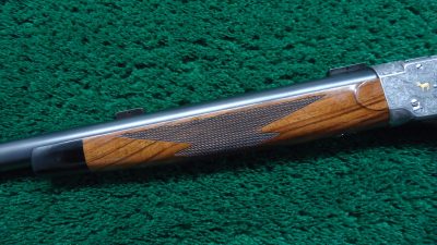 MR1686 CUSTOM GOLD INLAID RELIEF ENGRAVED SHARPS BORSCHARDT MODEL1878 MID-RANGE SINGLE SHOT RIFLE [A] - Image 17