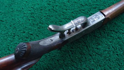 MR1692 ENGRAVED GERMAN FALLING BLOCK STALKING RIFLE [M] - Image 9