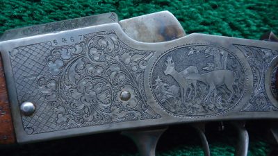 MR1692 ENGRAVED GERMAN FALLING BLOCK STALKING RIFLE [M] - Image 24