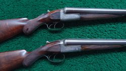 MSG896 CASED PAIR OF WESTLEY RICHARDS BEST QUALITY HAMMERLESS DOUBLE BARREL SHOTGUNS [A]