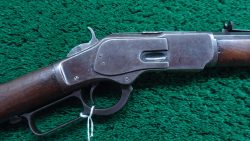 W4439 SCARCE WINCHESTER MODEL 1873 SHORT RIFLE IN 44 WCF [A]