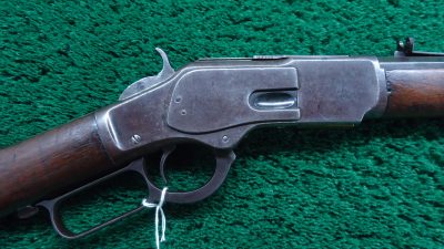 W4439 SCARCE WINCHESTER MODEL 1873 SHORT RIFLE IN 44 WCF [A]