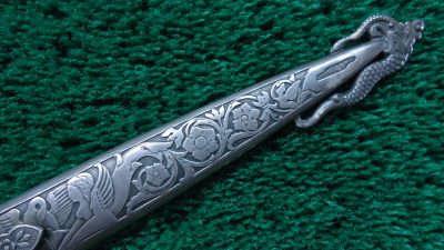 M1086 *Sale Pending* FINE ARGENTINIAN GAUCHO KNIFE WITH SCABBARD - Image 8