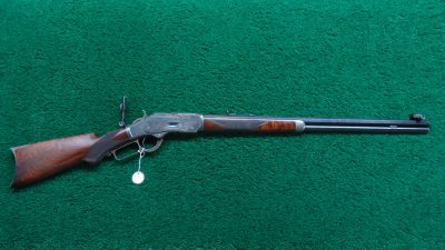 W4441 EXCEPTIONAL SPECIAL ORDER WINCHESTER MODEL 1873 PISTOL GRIP DELUXE RIFLE CHAMBERED IN 38 WCF [A] - Image 26
