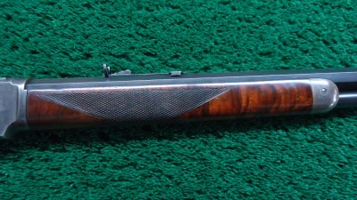 W4441 EXCEPTIONAL SPECIAL ORDER WINCHESTER MODEL 1873 PISTOL GRIP DELUXE RIFLE CHAMBERED IN 38 WCF [A] - Image 5